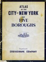 Cover Page, New York City 1949 Five Boroughs Street Atlas